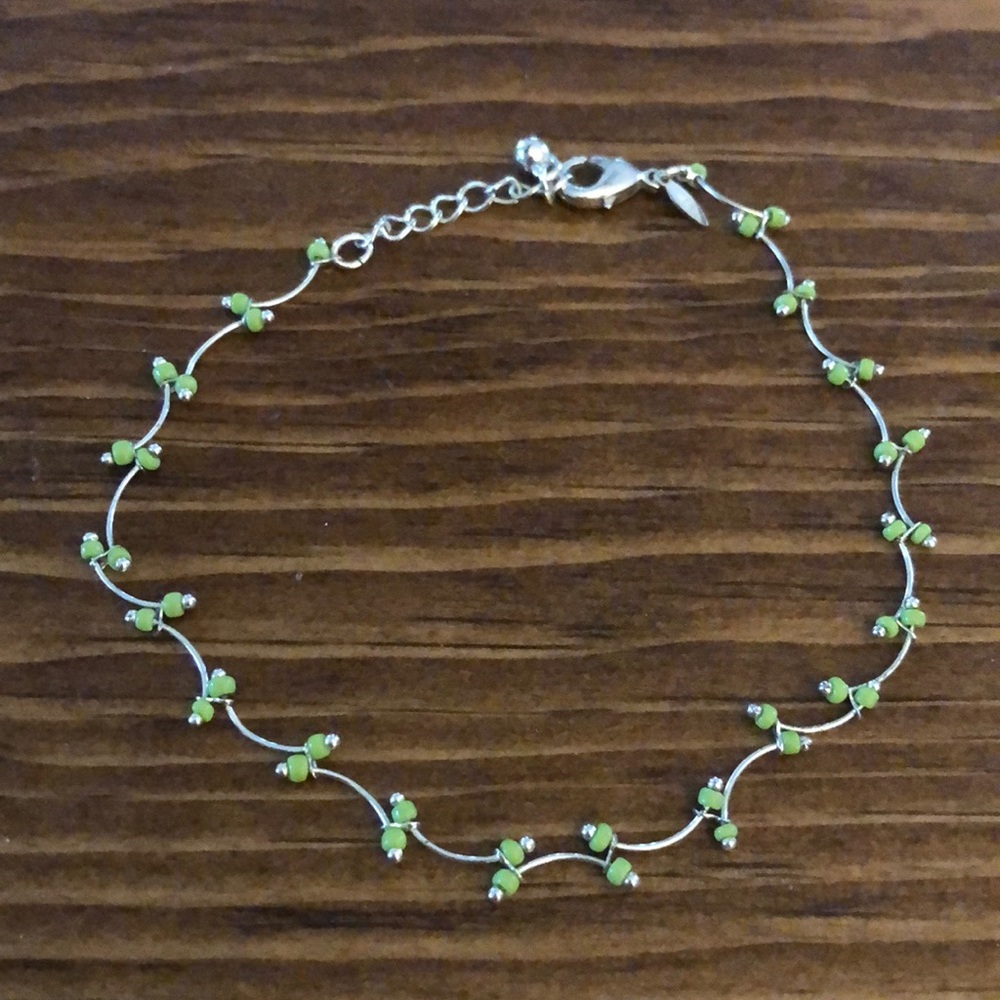 Green and Silver Bracelet